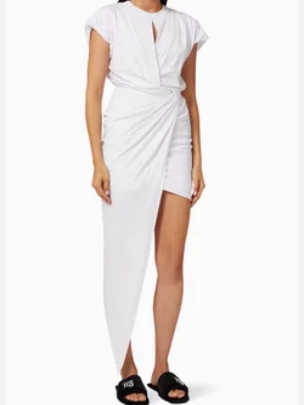 Alexander Wang Crew Neck Mini Dress - White Dresses